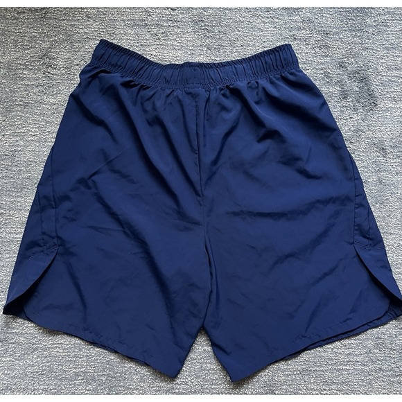 Nike Dri-FIT Training Shorts Men's Size Large – Navy Blue Athletic Shorts - Picture 2 of 10